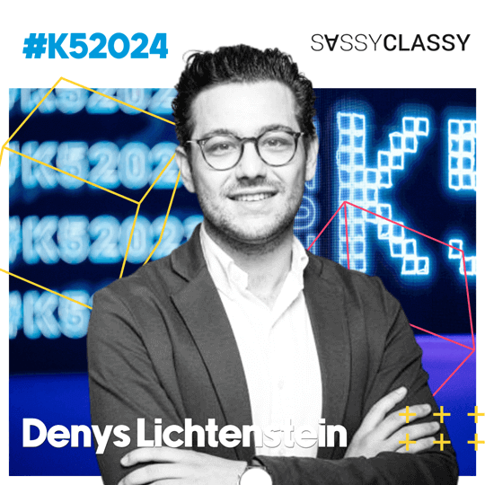 Das Bild zeigt Denys Lichtenstein, Co-Founder von SassyClassy