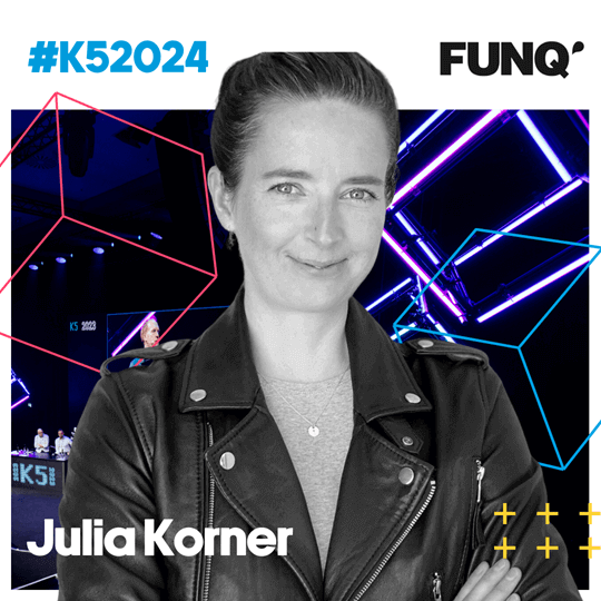 Das Bild zeigt Julia Korner, Interim CMO von FUNQ'