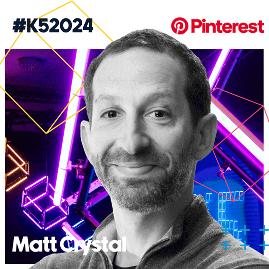Das Bild zeigt Matt Crystal, VP Performance von Pinterest